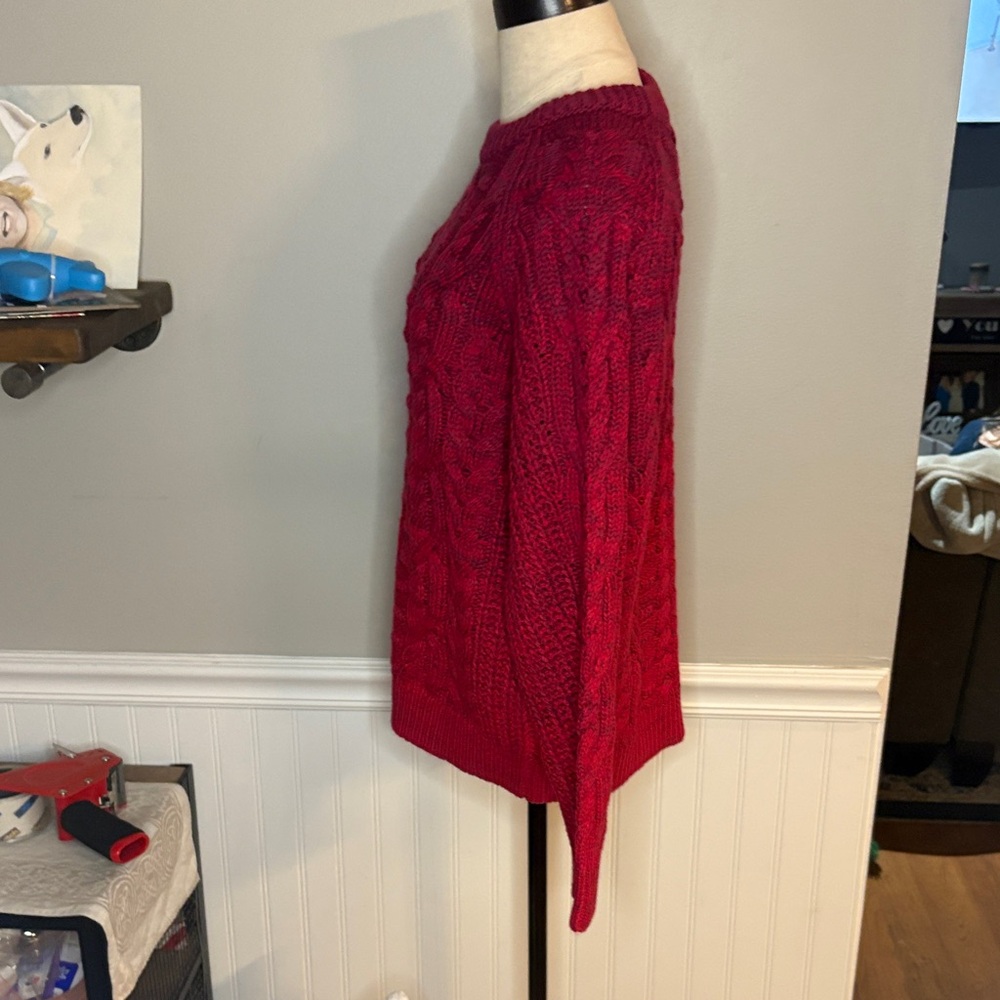 Sundance Women's Deep Red Sweater - Picture 2 of 4